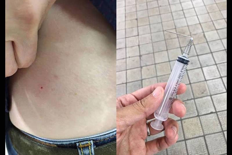 タイ人女性、韓国旅行中にソウルで韓国人老婆から注射針で突かれる！