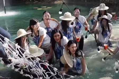 ミス・タイランドの美女たち池へドボン！～チェンマイ