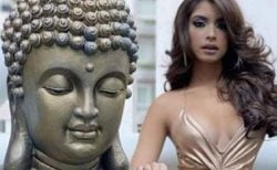 タイ最新ニュース！ミスコン水着姿で仏陀像とツーショットで批判浴びる