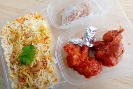 お薦めインド料理のビリヤーニ、バンコクでデリバリーＯＫ