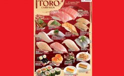 タイのスシロー10月のキャンペーンは「トロフェア」！採算度外視の奉仕品も！